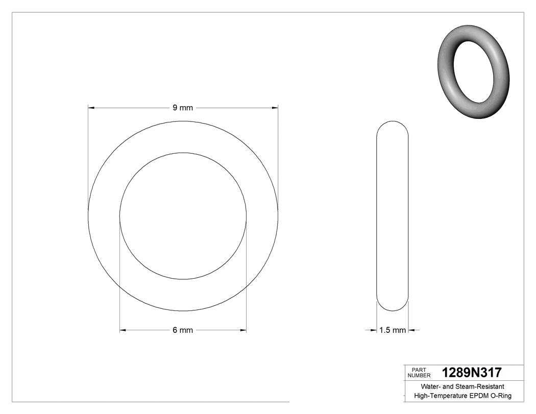 Technical drawing - 1289N317